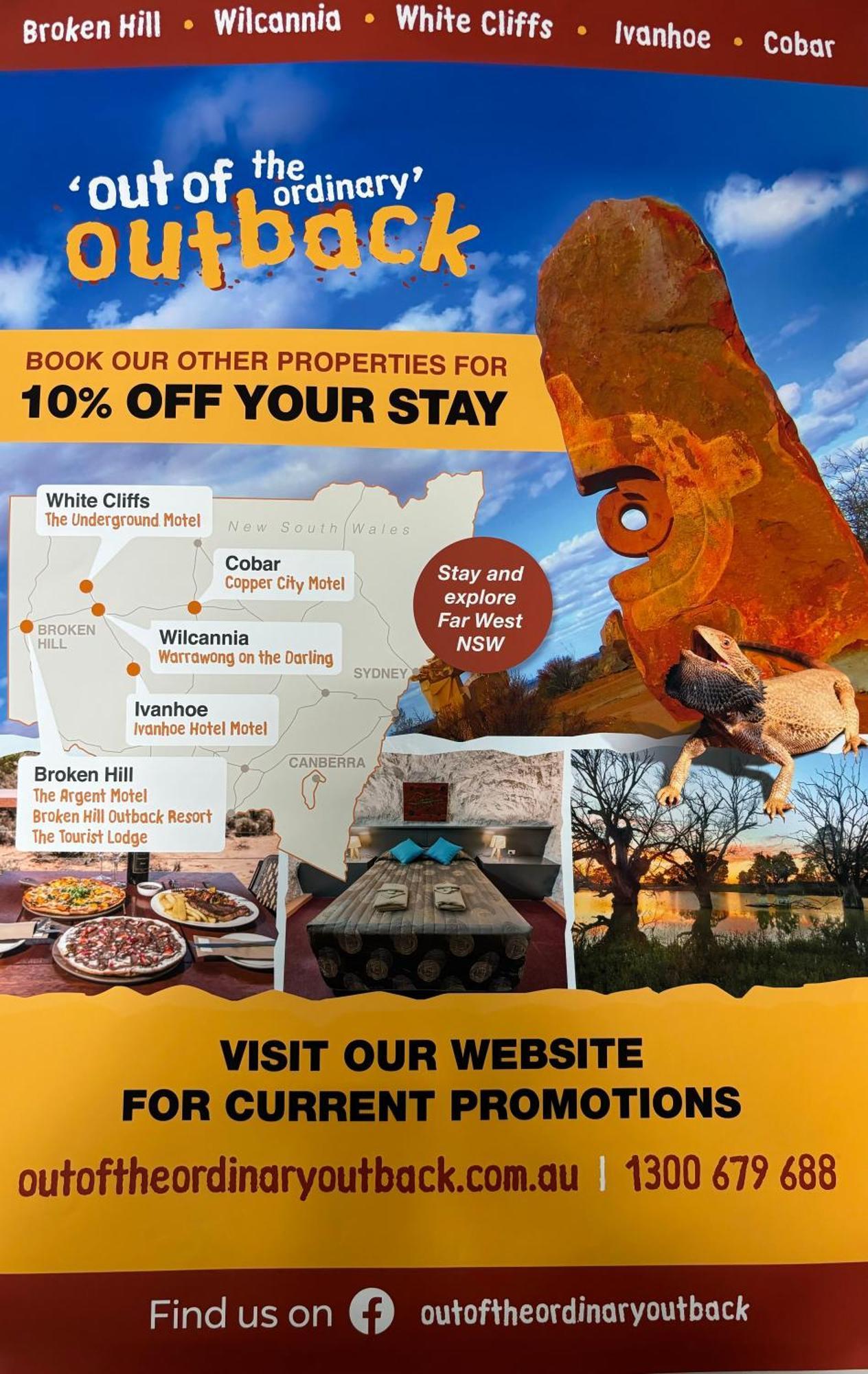 Broken Hill Tourist Lodge Zewnętrze zdjęcie